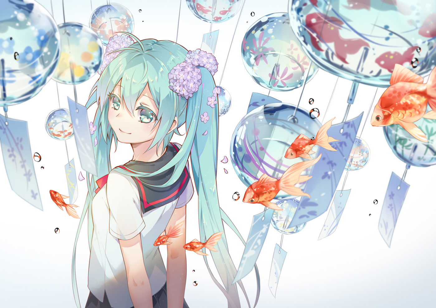 二次元动漫精美电脑壁纸 · 初音篇 · four #9