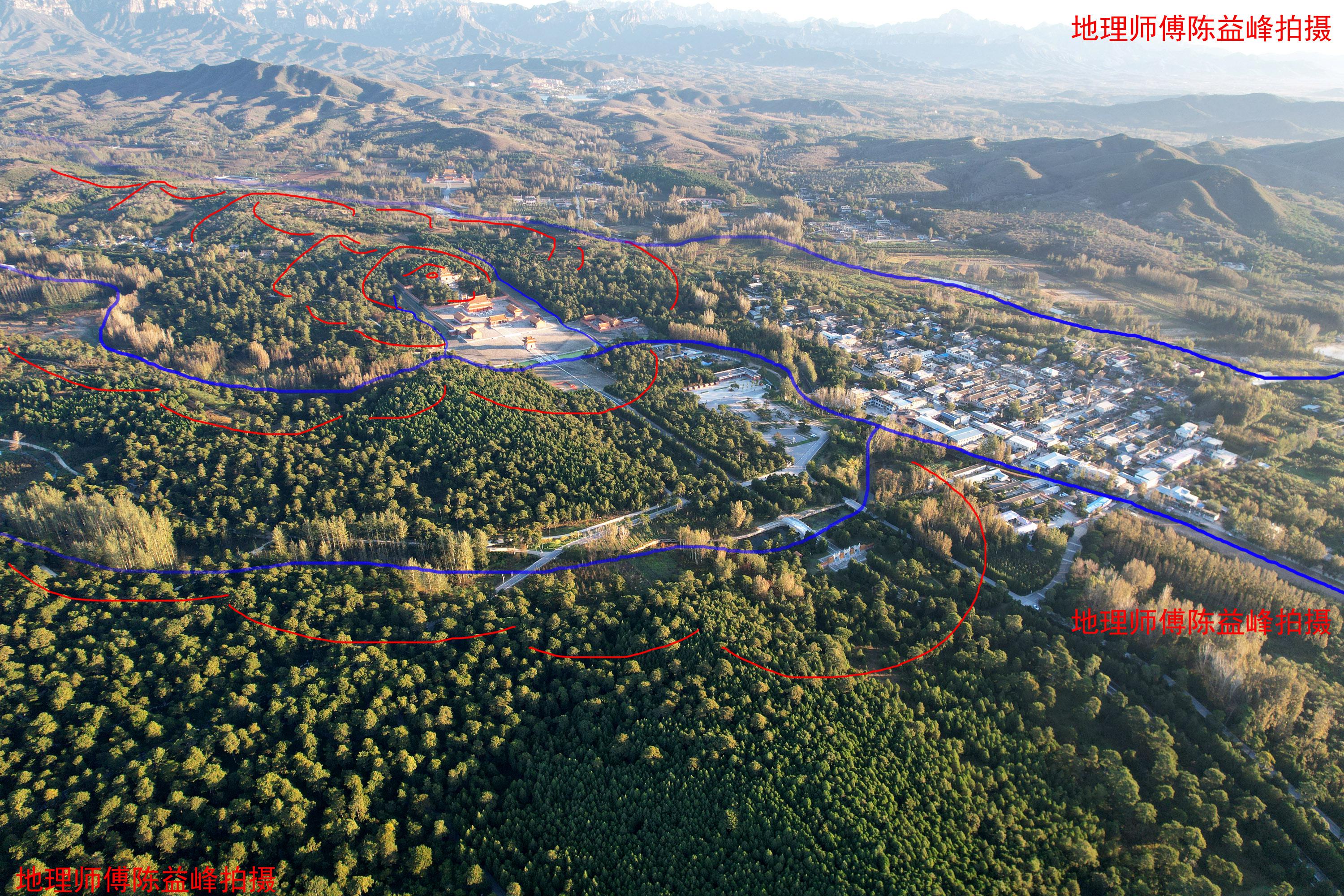 多条大龙汇聚之地,清西陵之泰陵和泰东陵补充照片