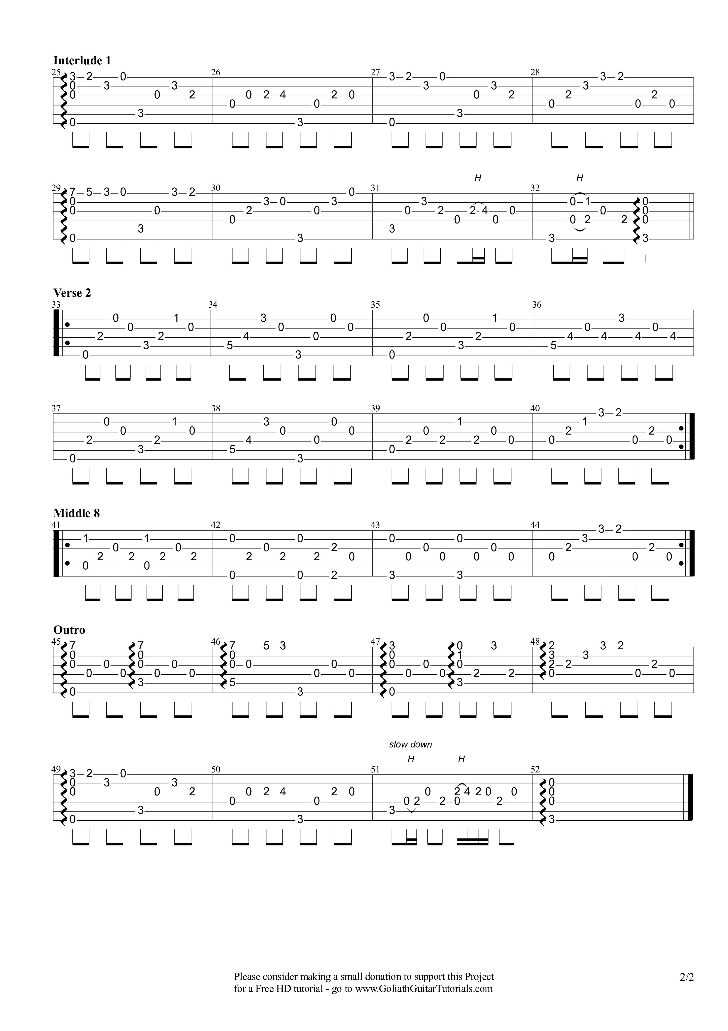 beautiful birds - passenger吉他谱