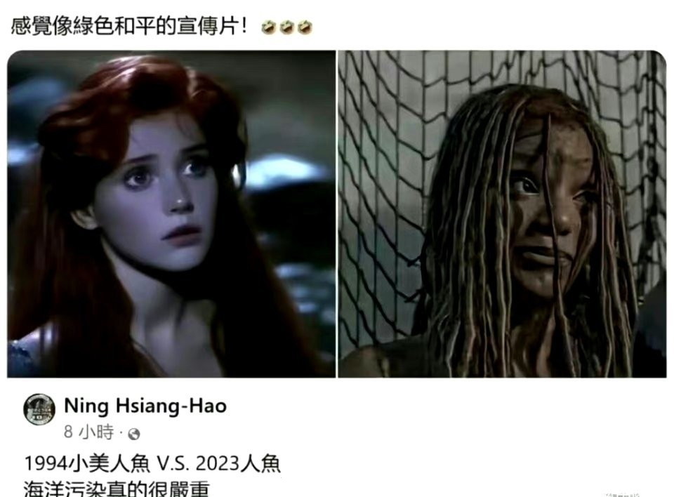 1994《小美人鱼》vs2023《小美人鱼》对比图，选角真的很重要 哔哩哔哩