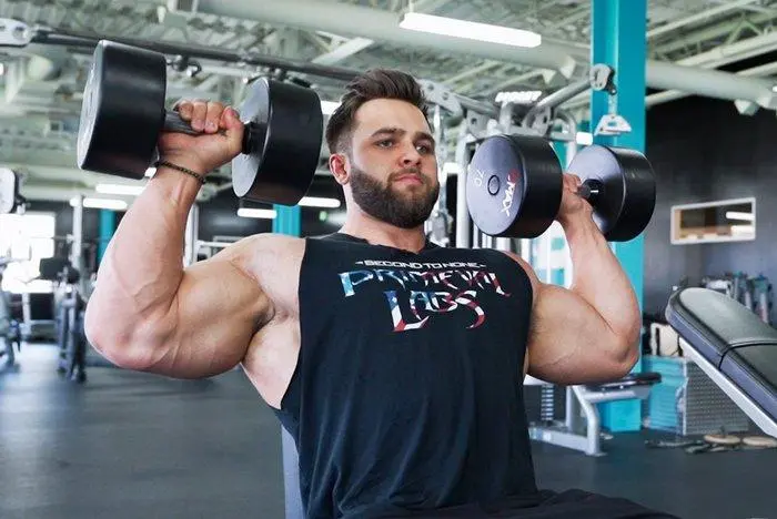 哪些细节一定要注意 不然再大重量的肩推也没法练好 哔哩哔哩