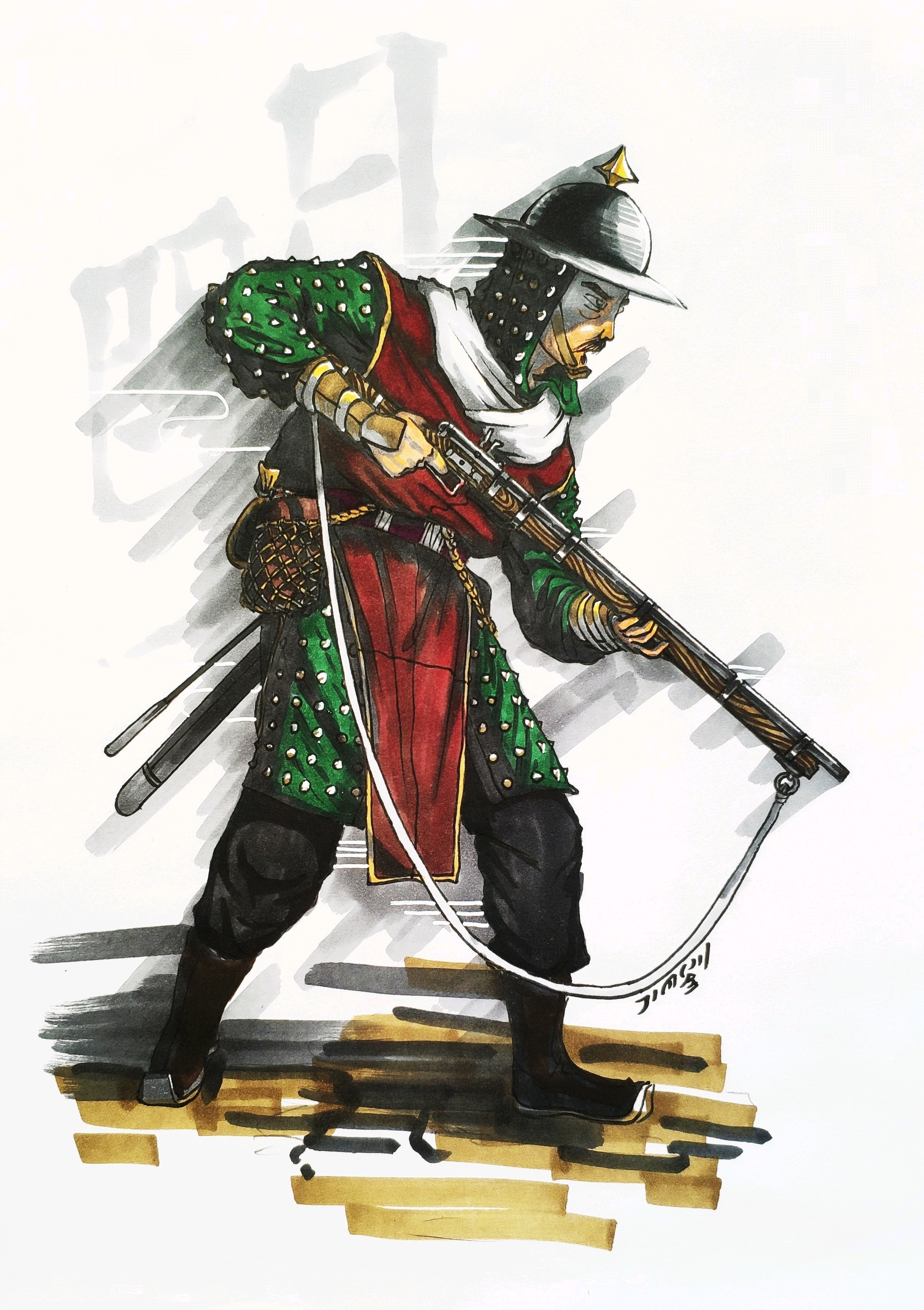 魔改的大明火枪兵