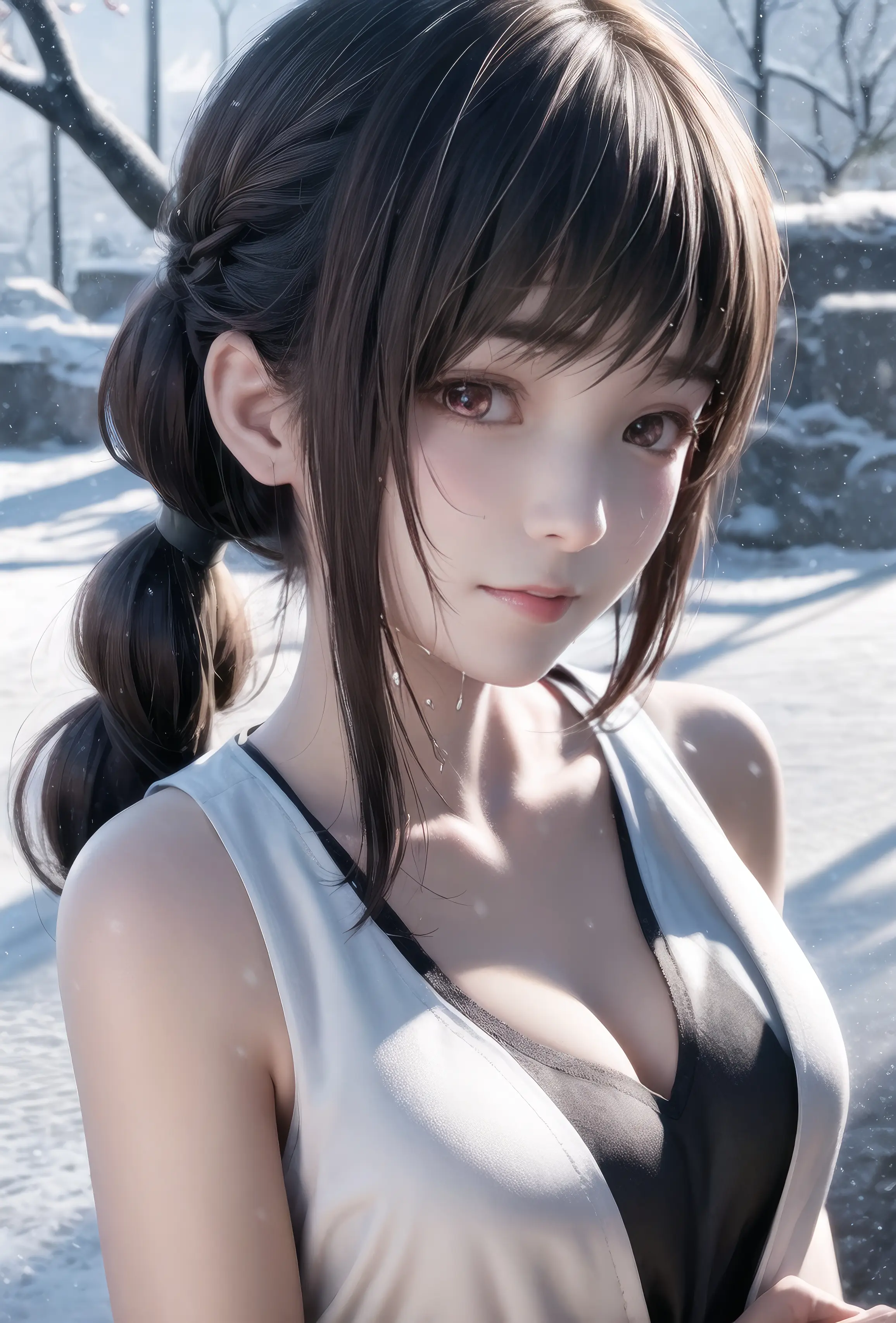 邻家少女2ai绘画头像图集动漫卡通二次元手机电脑高清壁纸cg - 哔哩