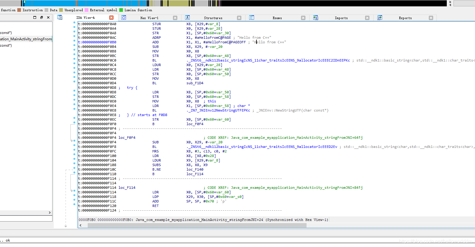 Radare2静态分析ARM64Android 哔哩哔哩