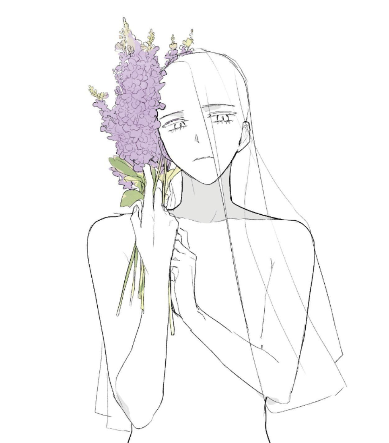 兴趣 绘画 (板绘教程)花之少女