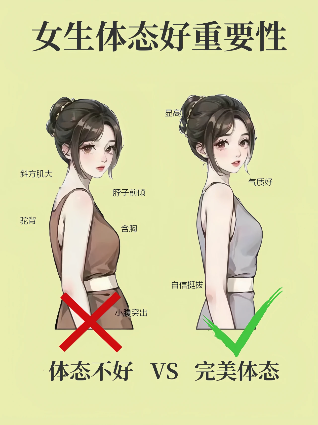 女生体态好的重要性