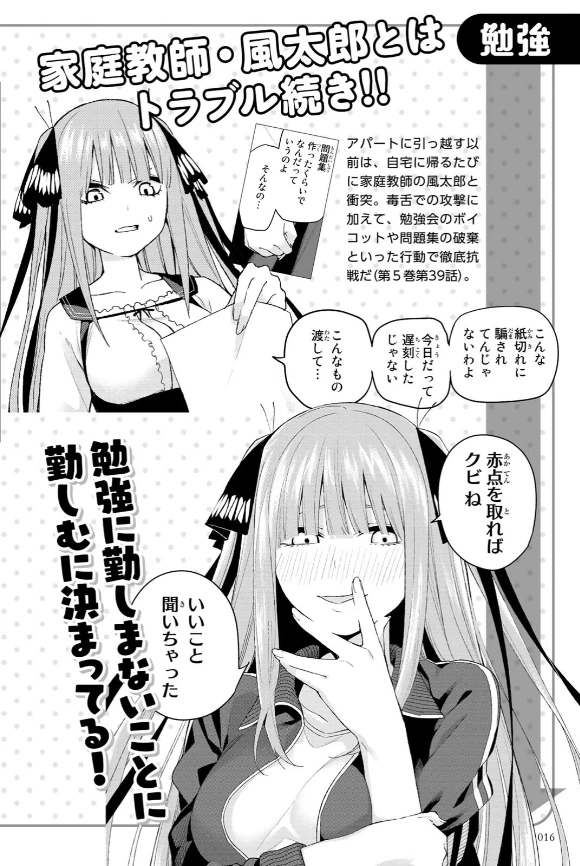 五等分的花嫁 角色书 二乃