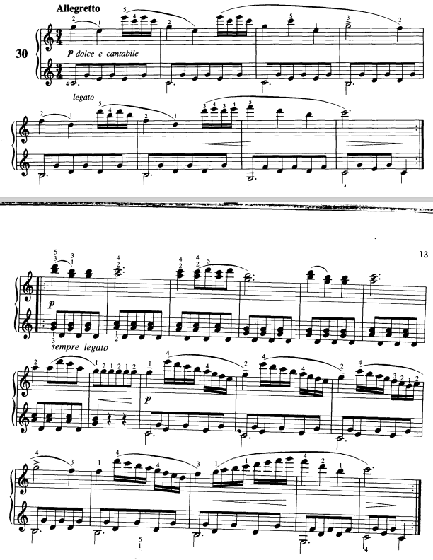 车尔尼599第29条钢琴谱图片