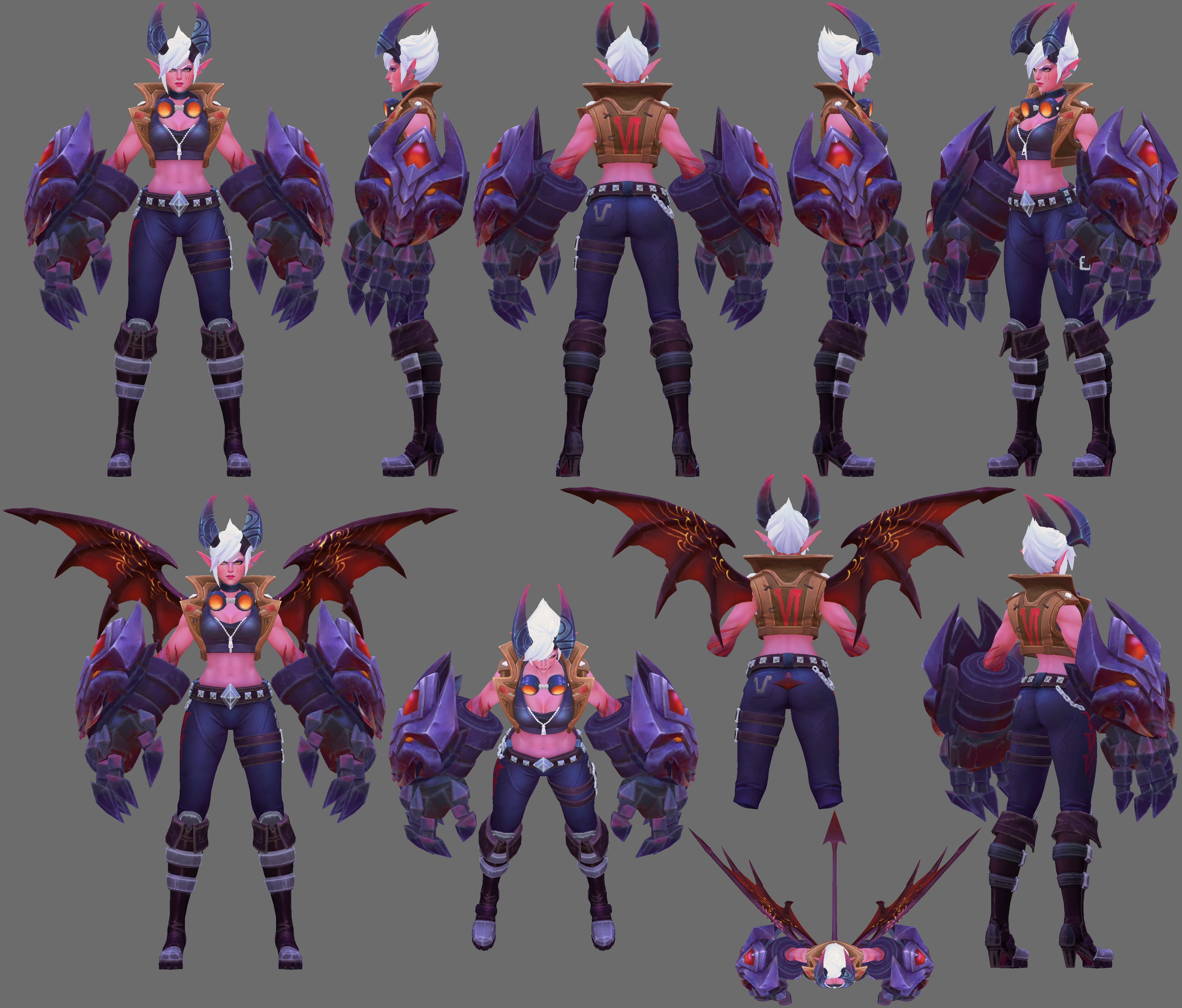 lol英雄联盟手游英雄建模-女性(高清多图-上)