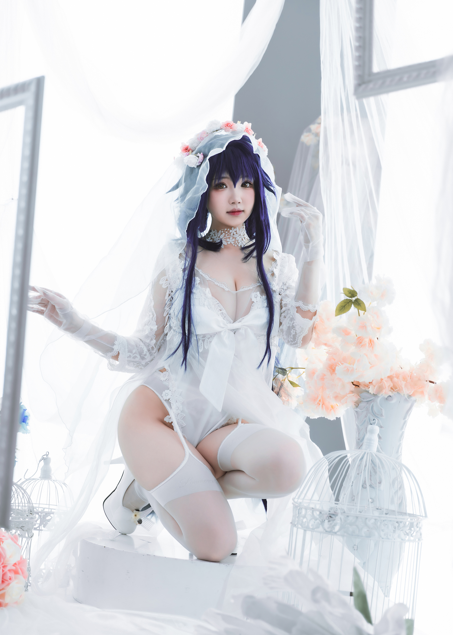 雪晴astra碧蓝航线吾妻花嫁cosplay2