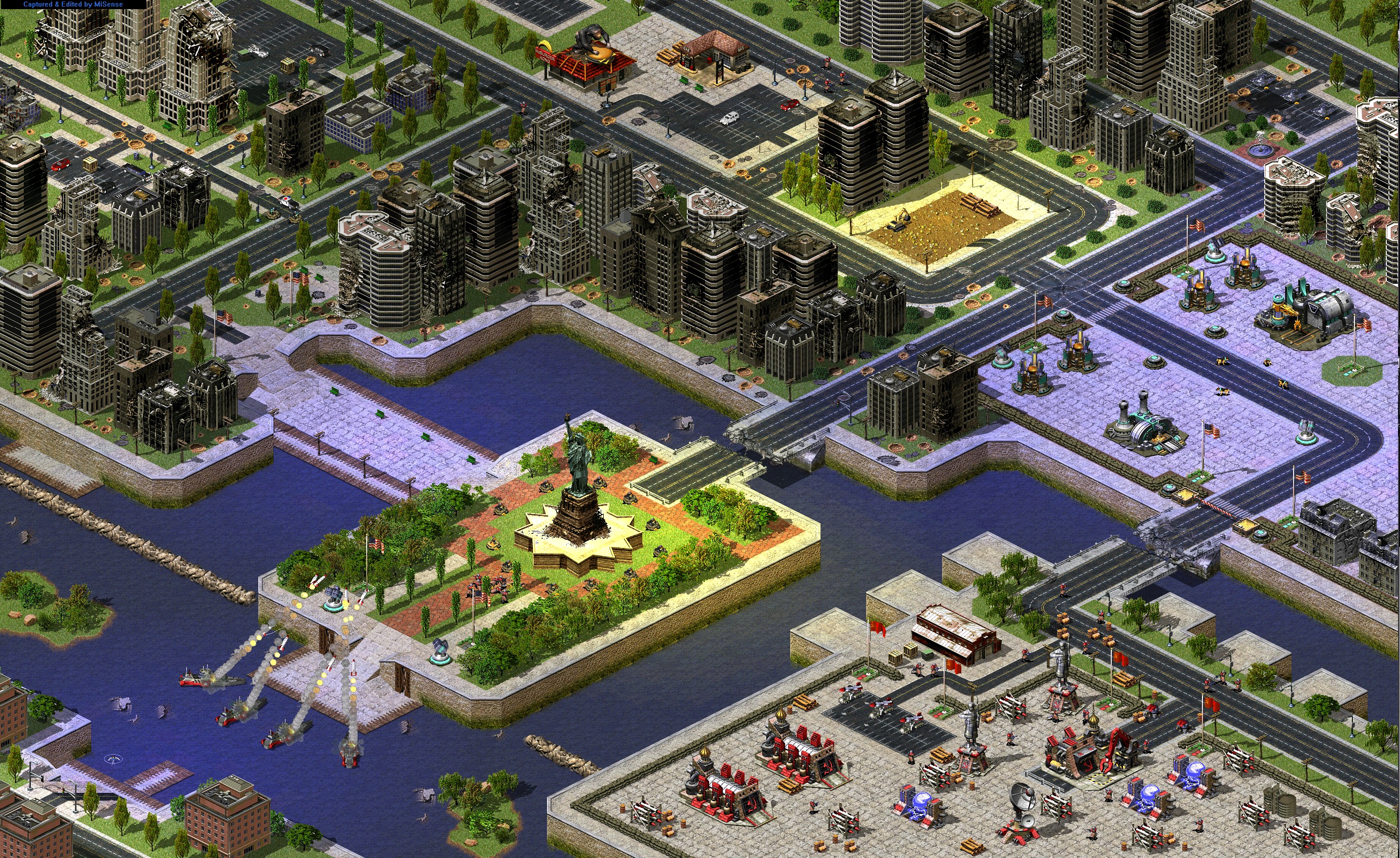 【红色警戒2】盟军任务大图