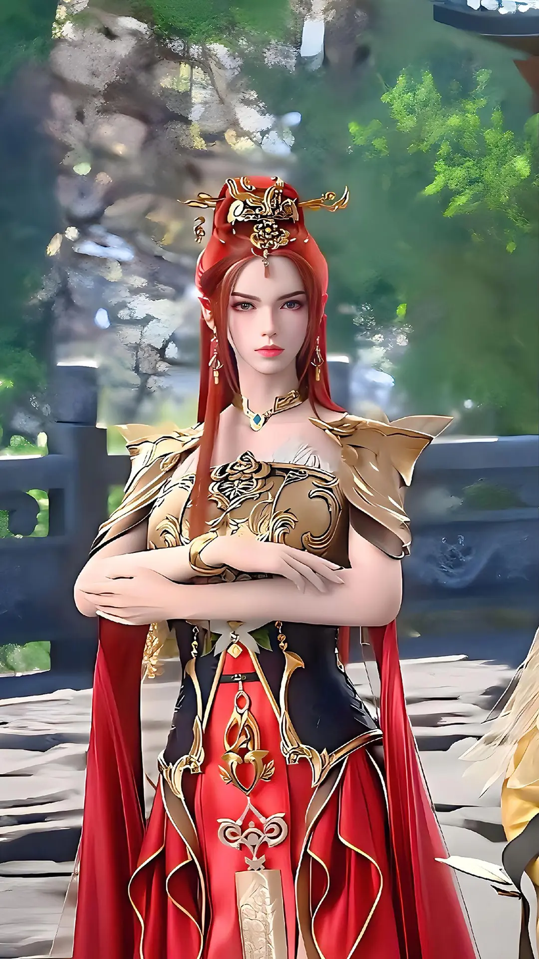 《完美世界》国漫女神ai手机壁纸:天人族三大明珠,月婵仙子 - 哔哩