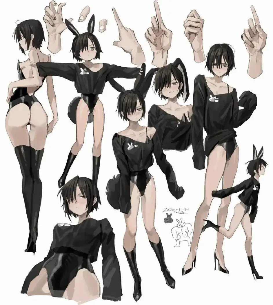 女性人体参考,进来看大长腿