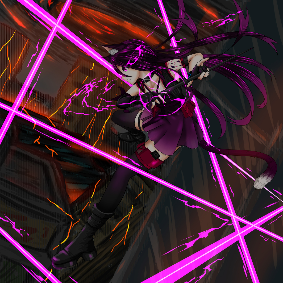 【明日方舟】插图.玫兰莎