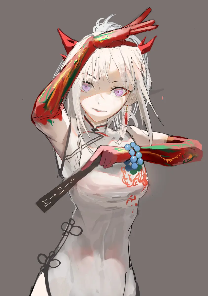 明日方舟美图年旗袍
