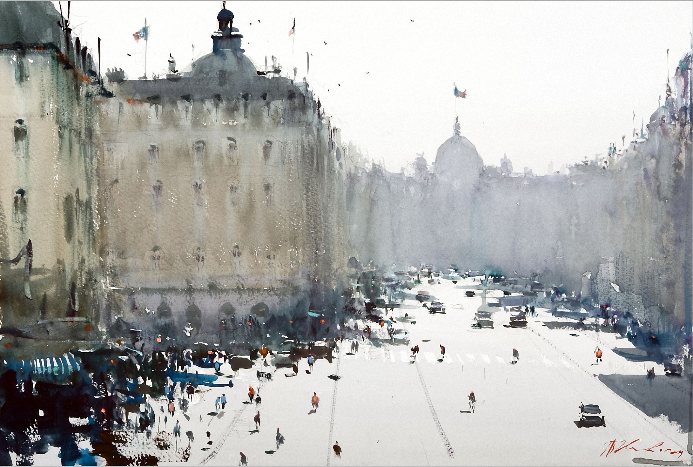 水彩画家joseph zbukvic约瑟夫作品集!(持续更新-第2期)