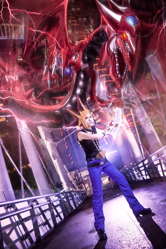 游戏王真人版cosplay!神还原.