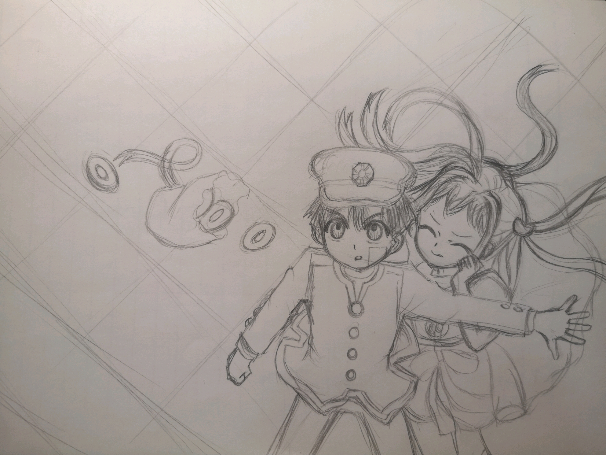 手绘地缚少年花子君撒糖