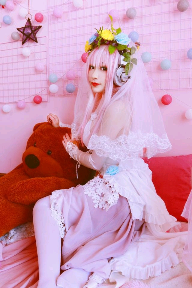 【cosplay】我是你的新娘吗?婚纱索尼子