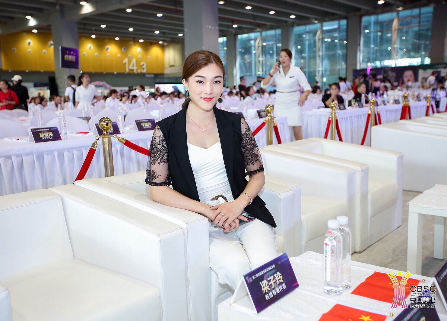 rebecca半永久创始人梁子玲担任第二届中国美业技能大赛纹绣专家评委