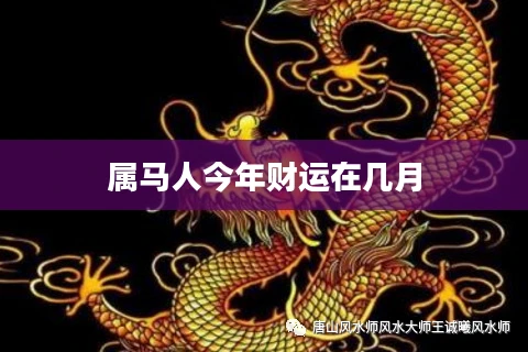 属马人今年财运在几月 - 哔哩哔哩