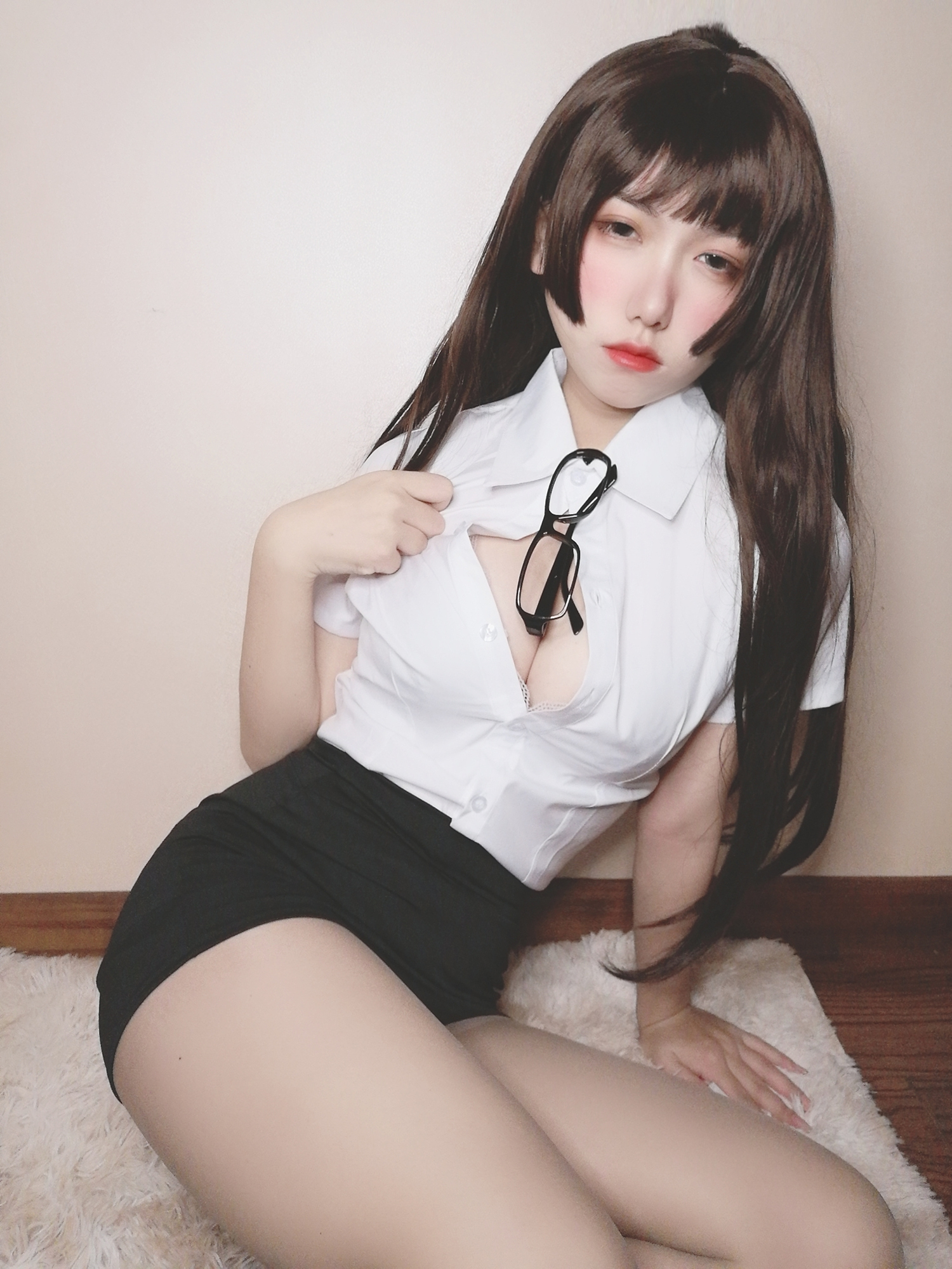 芋圆侑子sj醉酒小秘书cosplay6