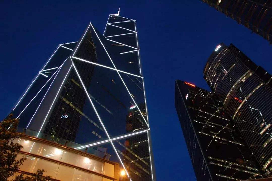 中国十大城市地标性建筑香港中银大厦
