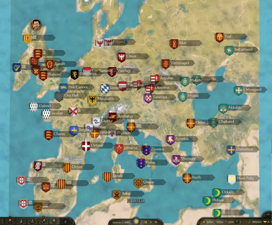 骑马与砍杀2欧洲地图mod 哔哩哔哩