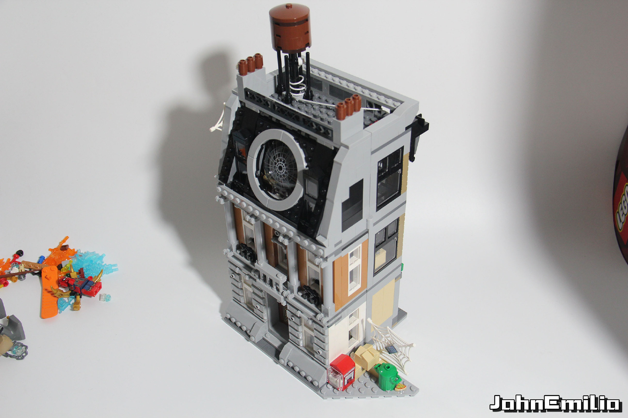 【乐高展示】76108奇异博士至圣所的良心内饰,爆炸细节展示,可玩点超