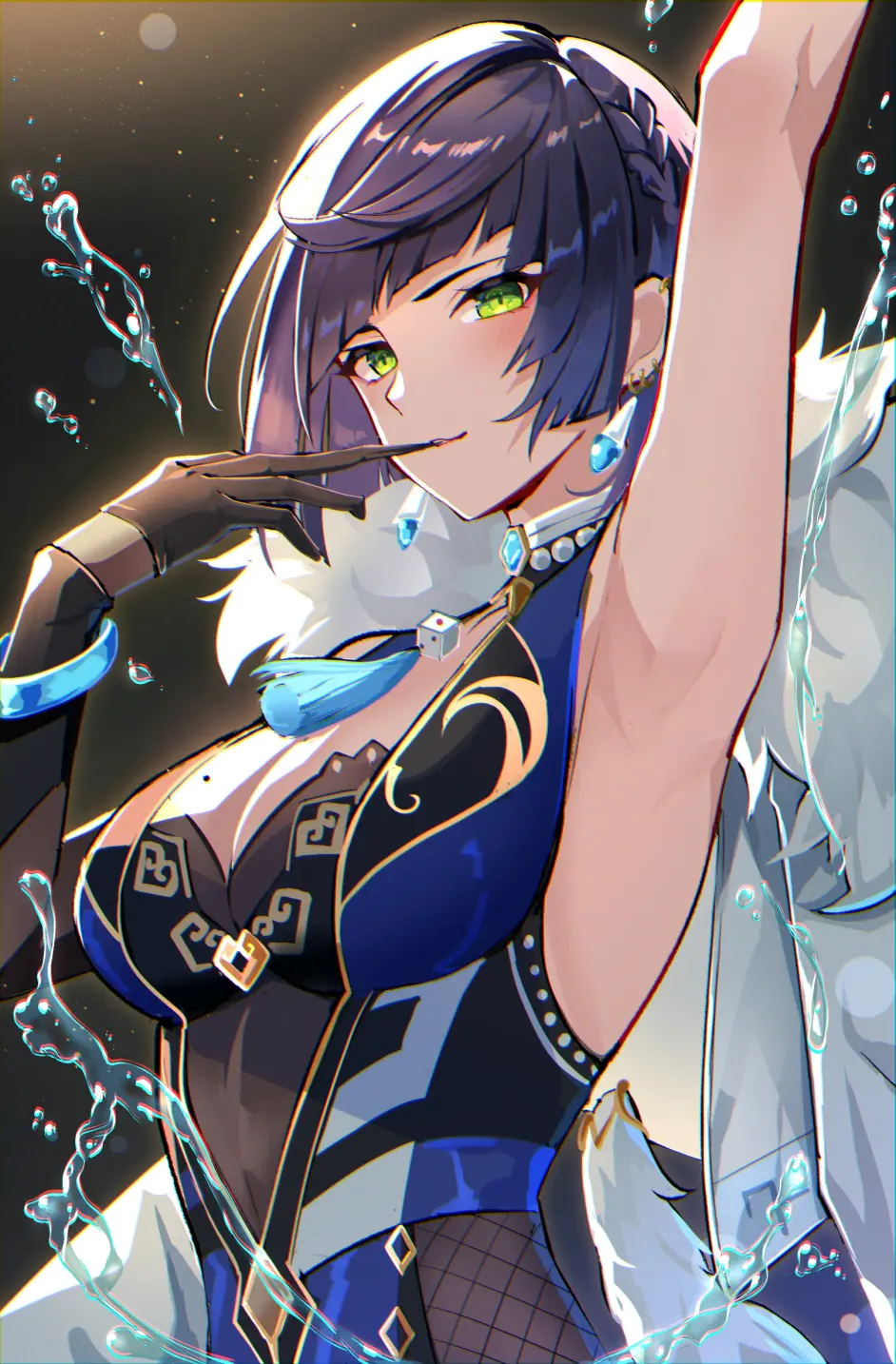 原神壁纸 新老婆夜兰久岐忍赛高 超美露脐装神里 唯美私服雷电将军 运动风甘雨 哔哩哔哩