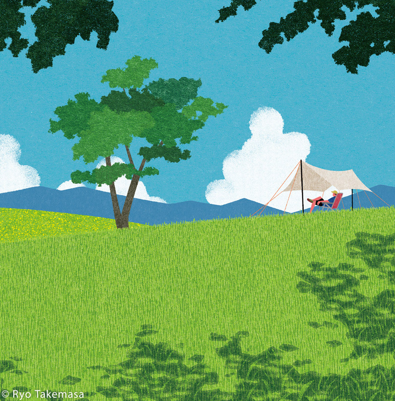 清新夏日插画,把夏天装进手机里吧