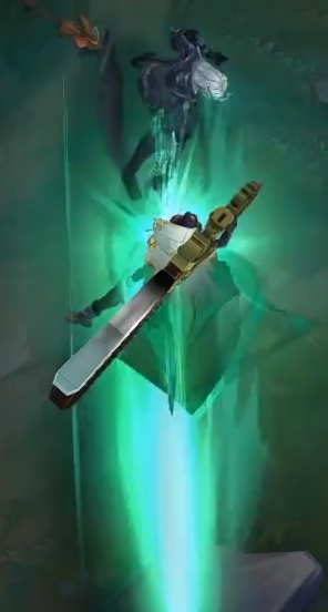 主动: 向前刺出长剑,对命中的