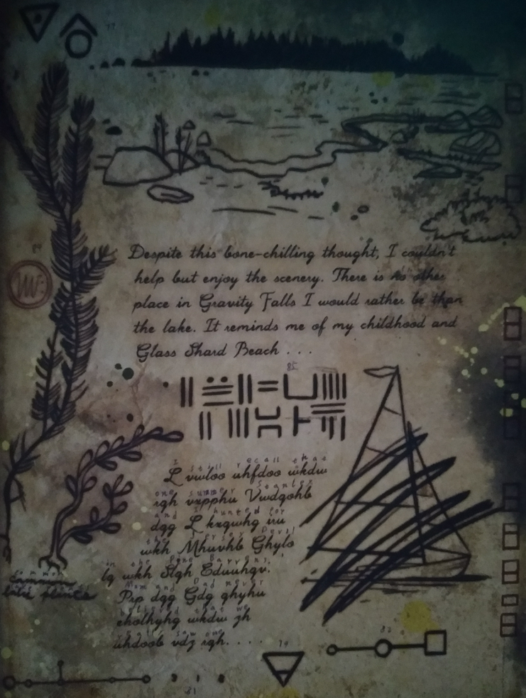 怪诞小镇3号日志翻译part18第一天鸭嘴兽巨头岛野兽