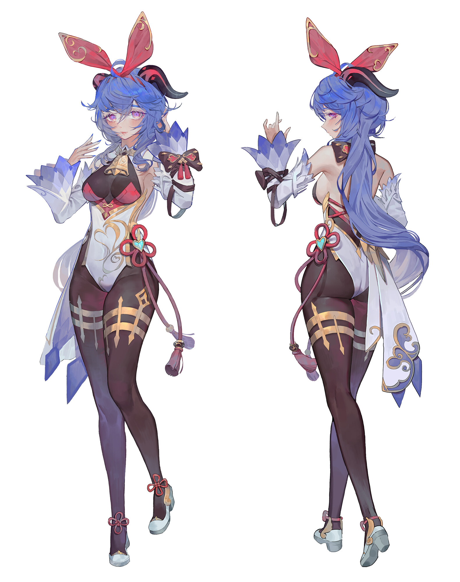 画师minkyulee甘雨噢是那位只吃素食的客人吧一