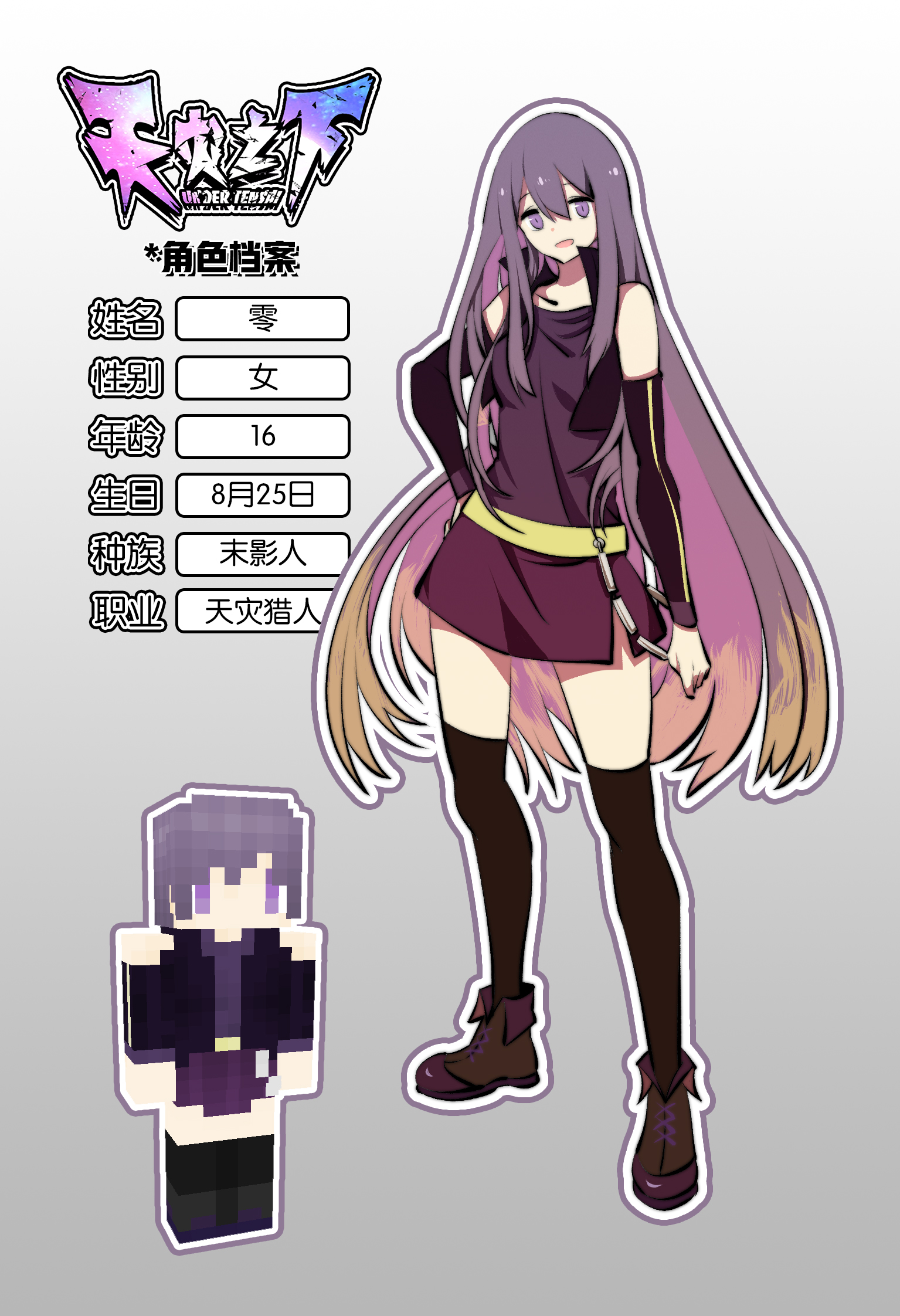 《天灾之下》人物档案·零