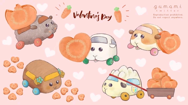 日本小动画#超萌仓鼠车车同人图