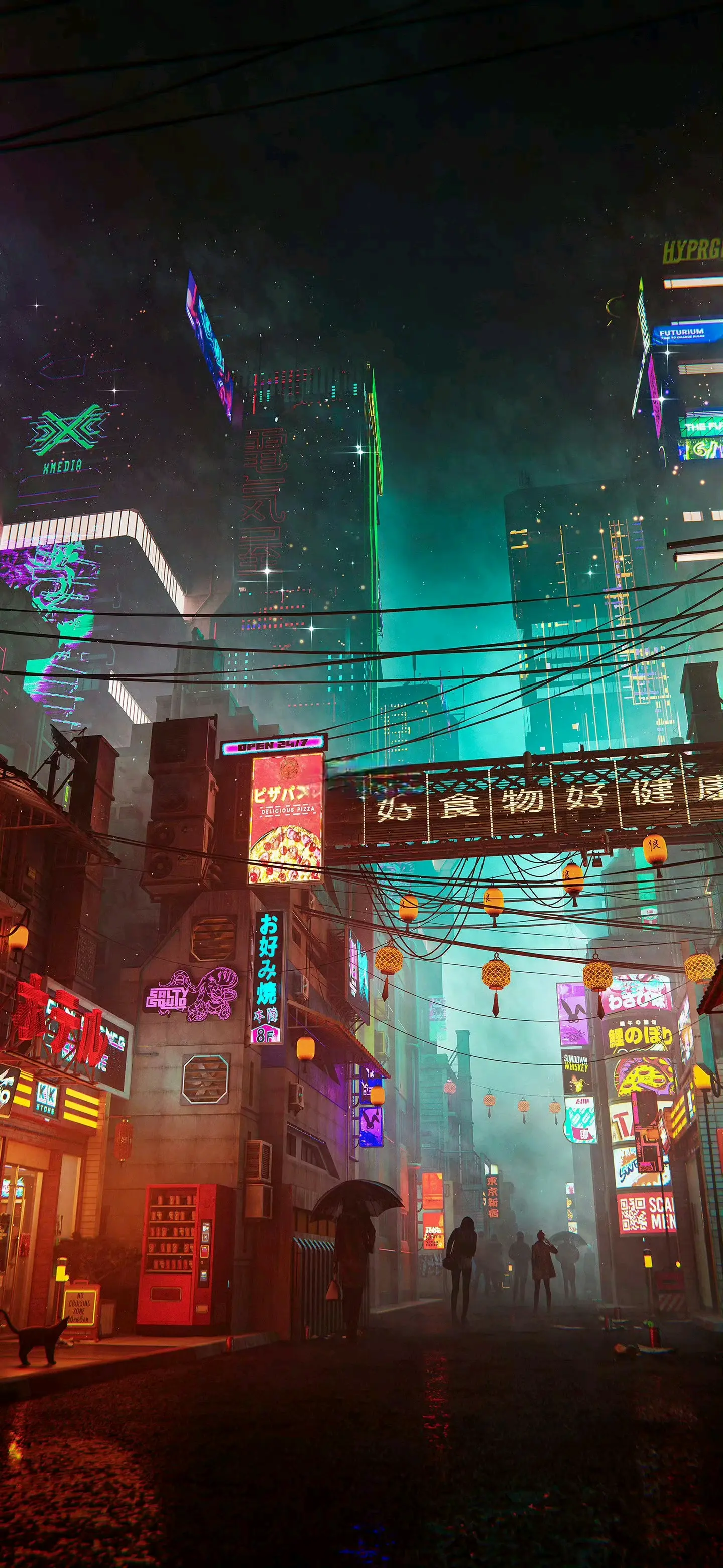 赛博朋克壁纸(1) - 哔哩哔哩