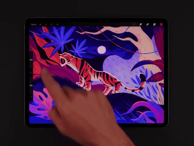 而当ipad搭配procreate时,逐渐有一批专业的画师参与了进来,虽最终