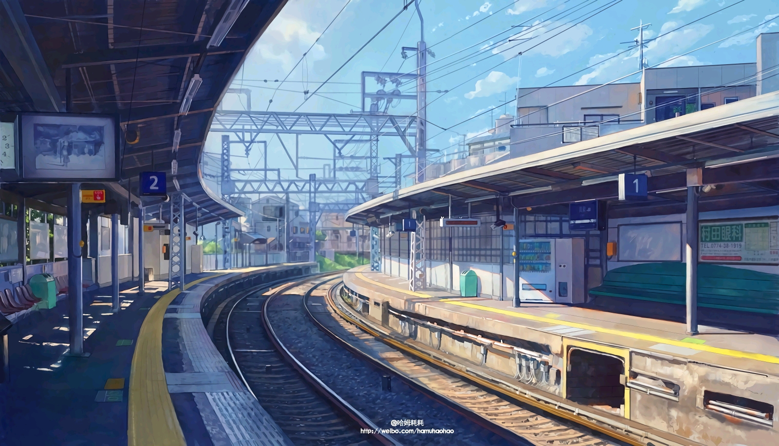 2K老火车车站站台场景舞台背景,其它舞台背景下载,高清2560X1440视频素材下载,凌点视频素材网,编号:282108