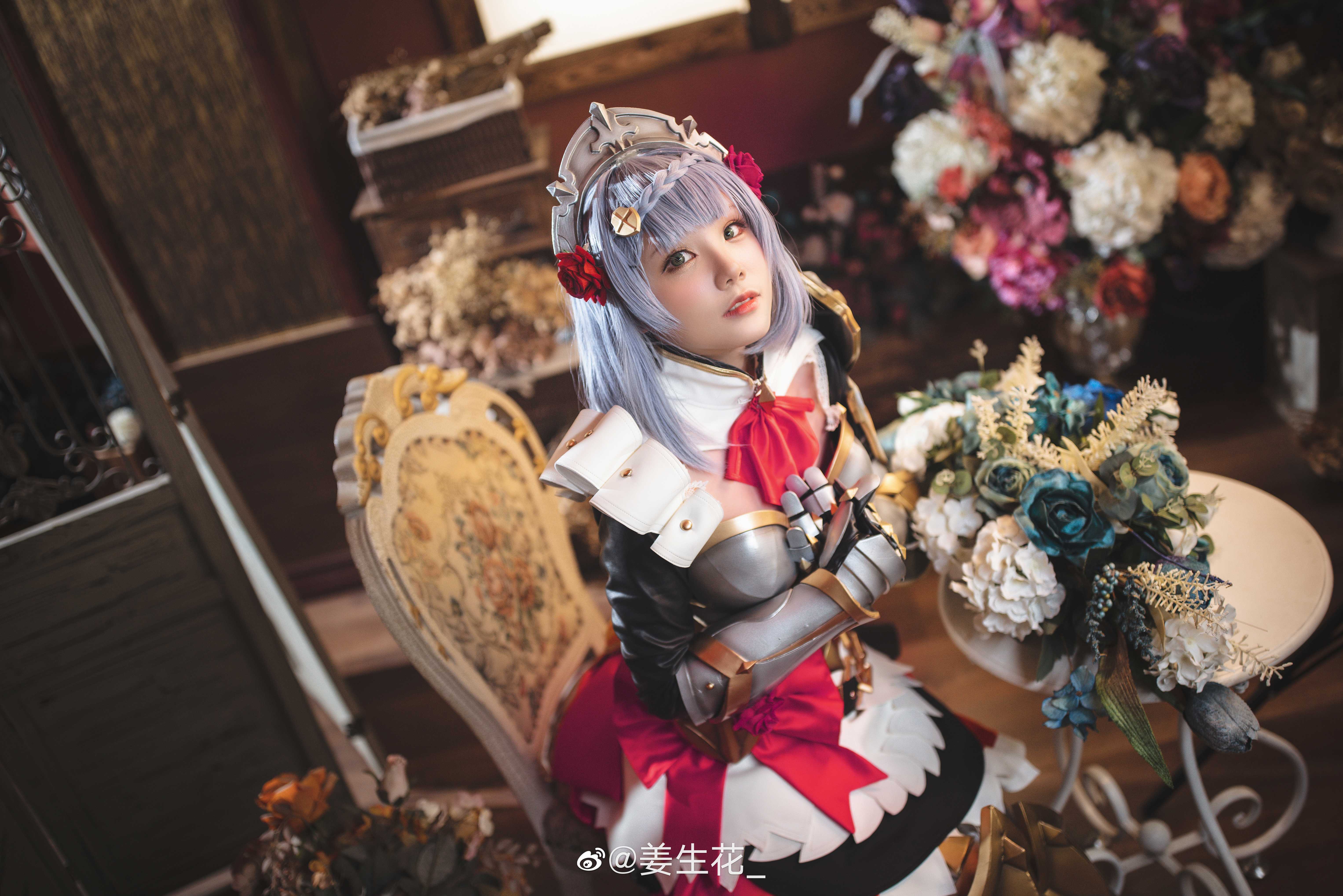 cos原神诺艾尔挖矿小能手70