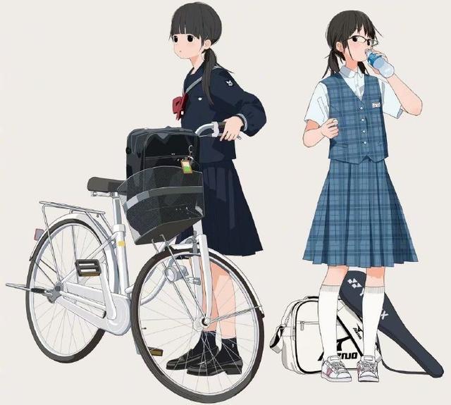 【人体绘画】日式高校少女jk制服姿势素材参考