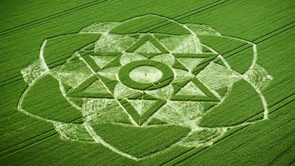 神秘的麦田怪圈 真相是什么 是人类恶作剧 还是外星人的标记 哔哩哔哩