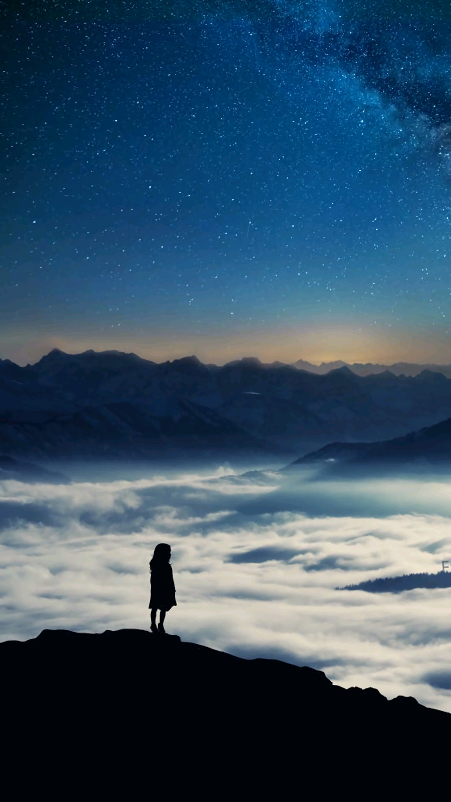 唯美星空-愿在每个夜里的你都能感到温暖(星空)(壁纸)(三次元)(唯美)