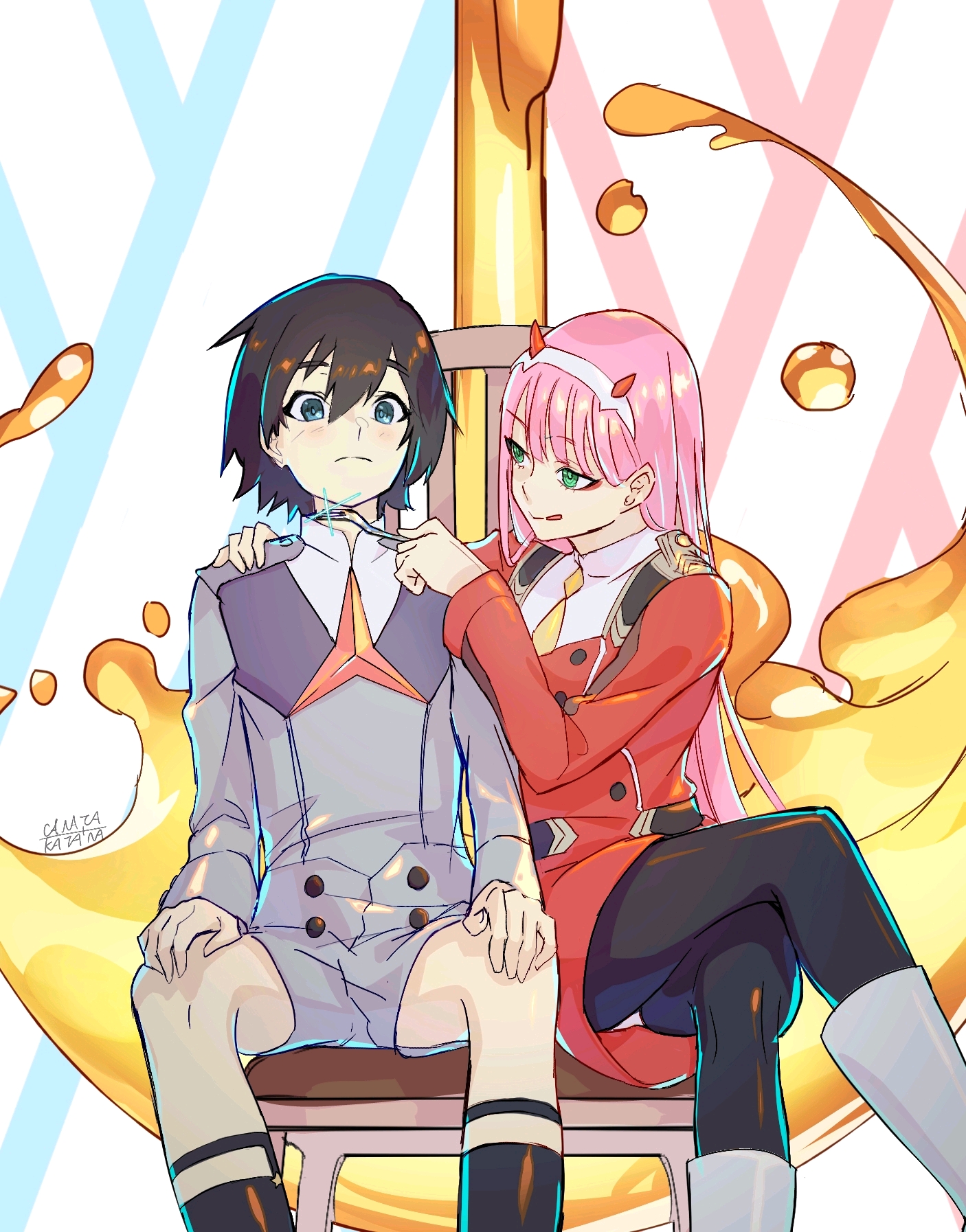 Darling in the franxx（国家队）同人再续（5）：爱意 - 哔哩哔哩