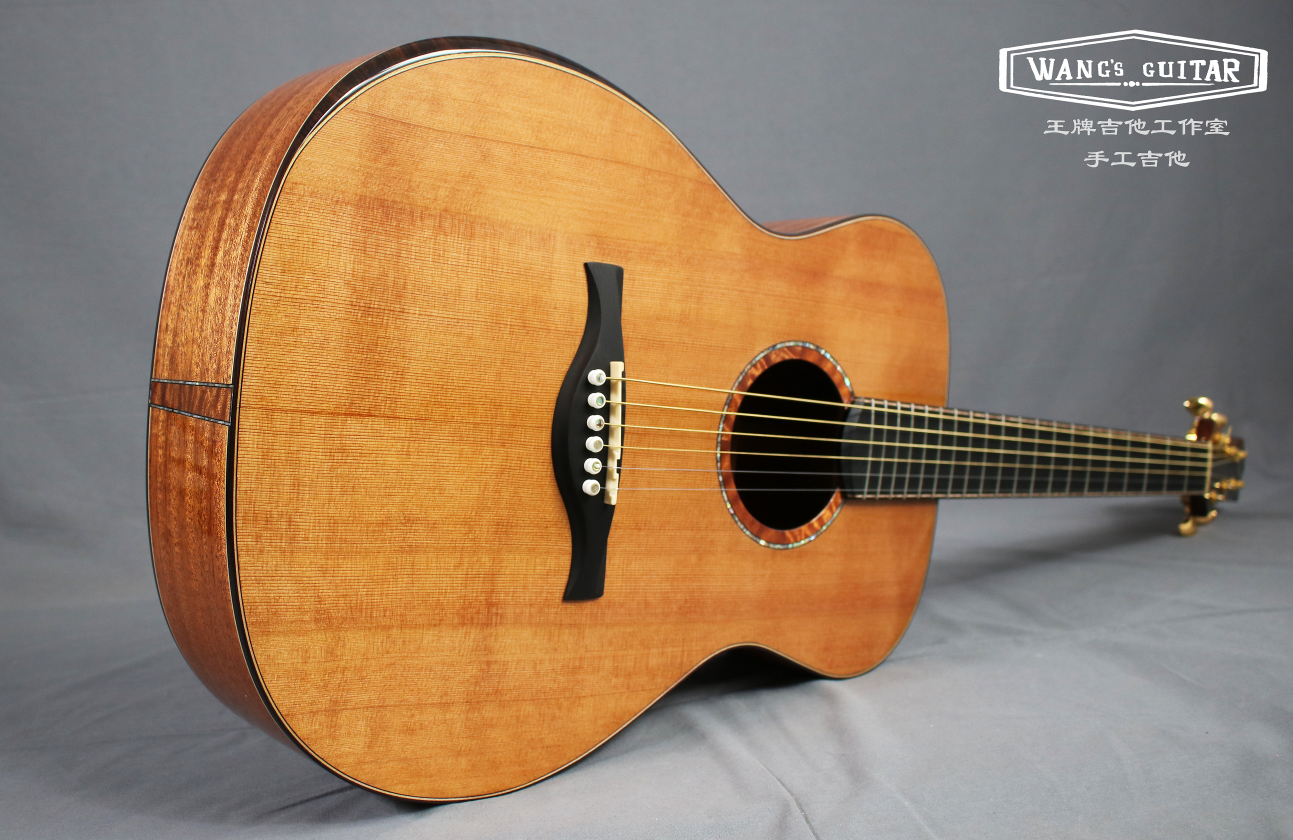 [王牌吉他工作室】定制系列 om麦金利红松