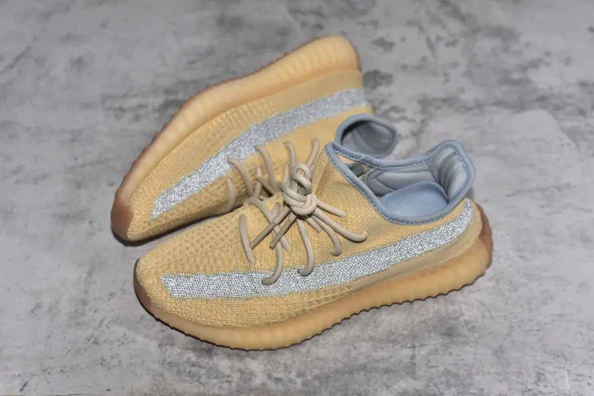 阿迪达斯 adidas yeezy 350v2 boost israfil 椰子灰蓝低帮运动鞋