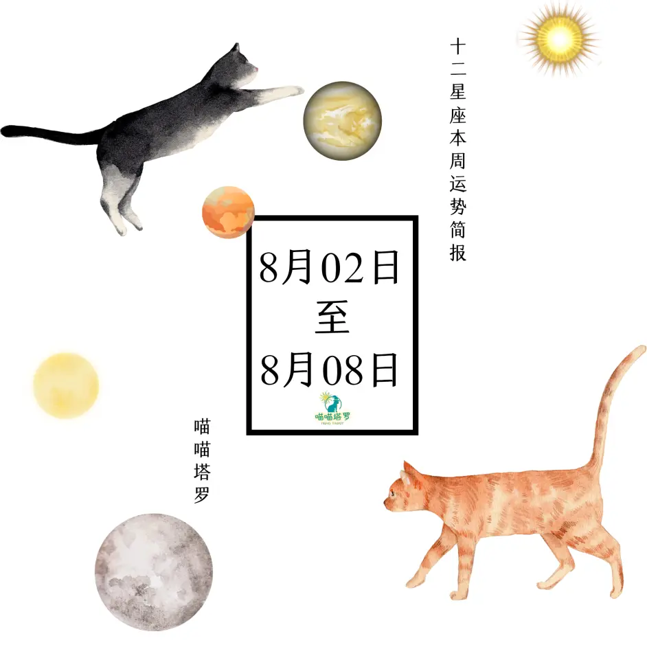 十二星座周运运势8月2日至8月8日 哔哩哔哩