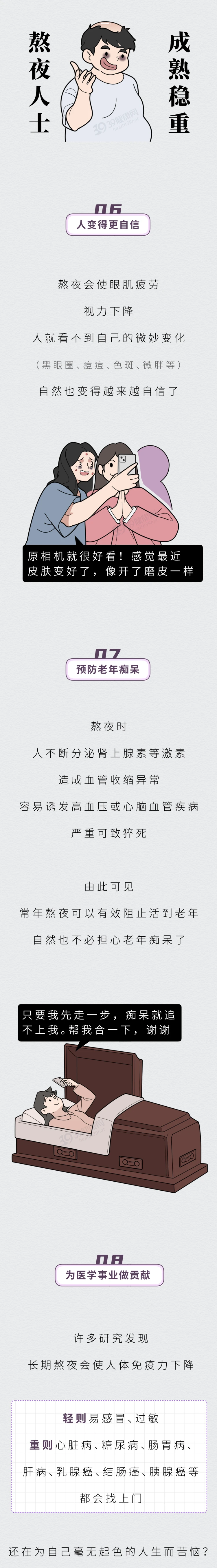 经常熬夜的人最后都怎么样了4
