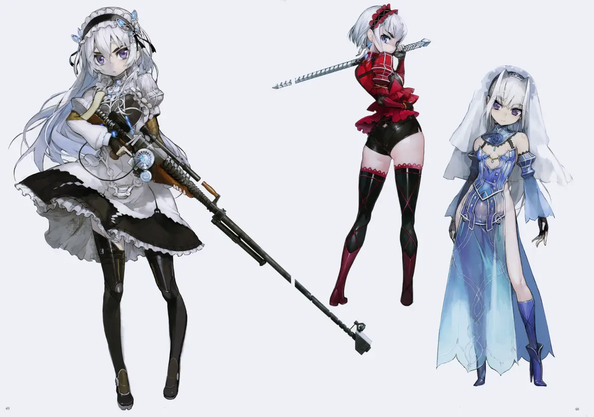 棺姬嘉依卡 なまにくatk 小说插画集