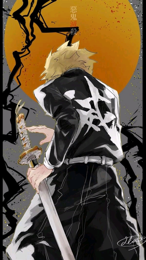 分享鬼杀队帅气图片